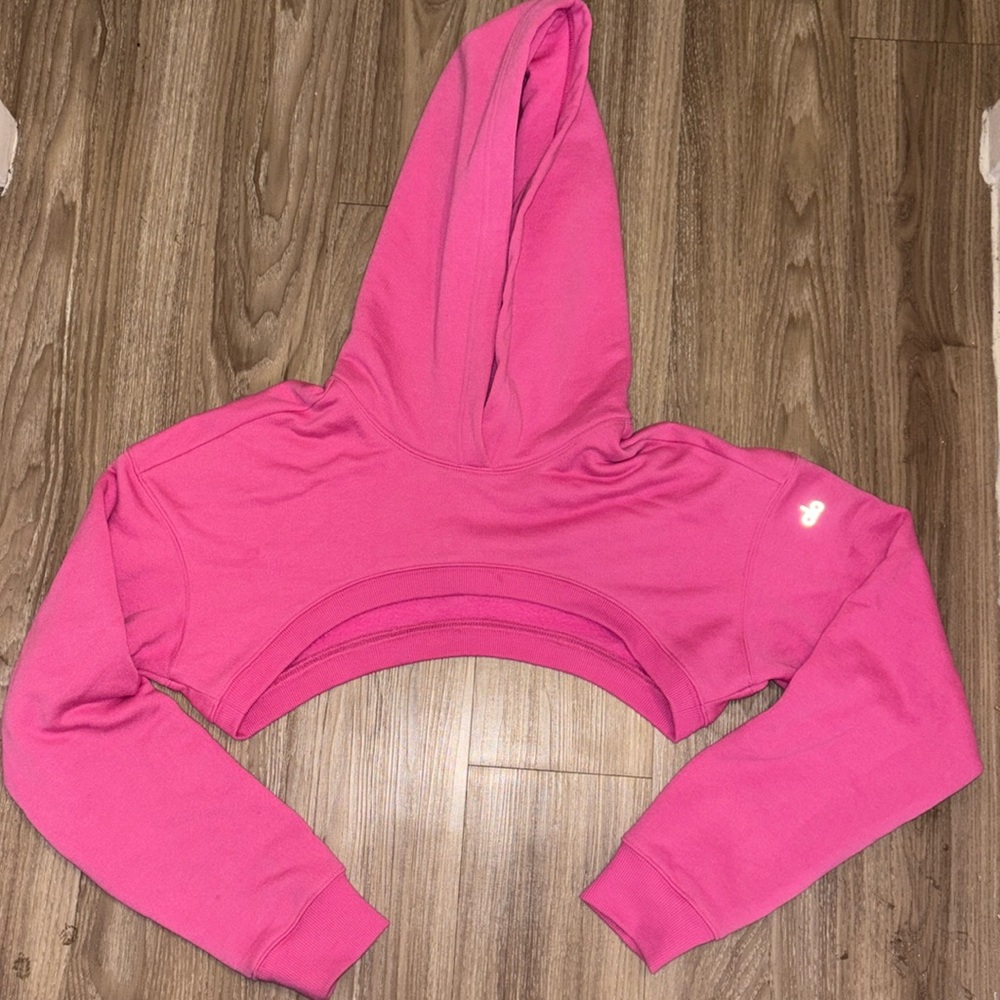 Alo Barbie pink shrug hoodie